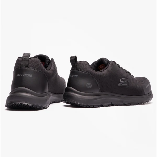 Skechers Work 200090EC ULMUS Mens Safety Trainers Black - Image 3