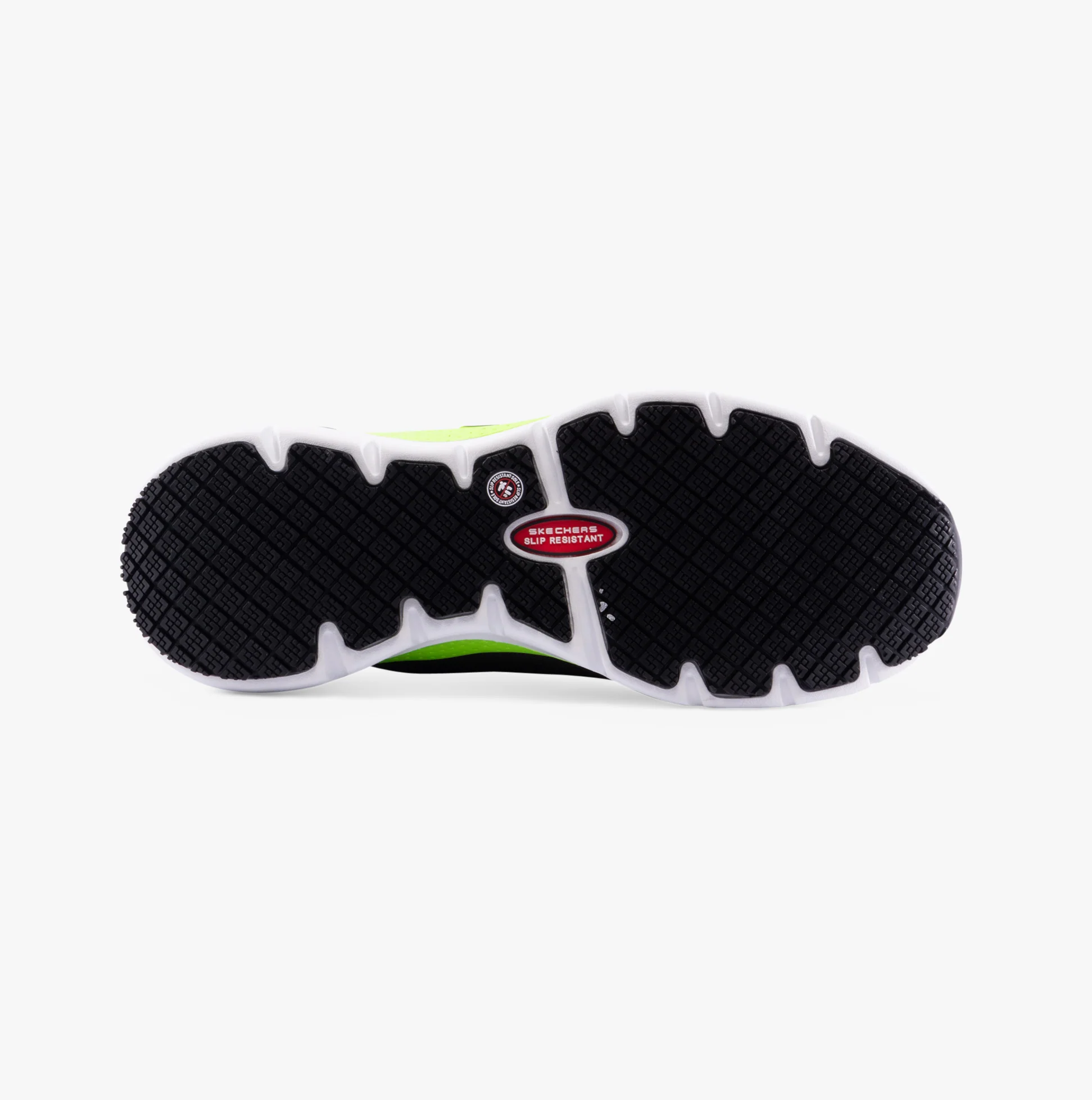 Skechers Work 200086EC ARCH FIT SR - RINGSTAP Mens Safety Trainers Charcoal/Lime - Image 3