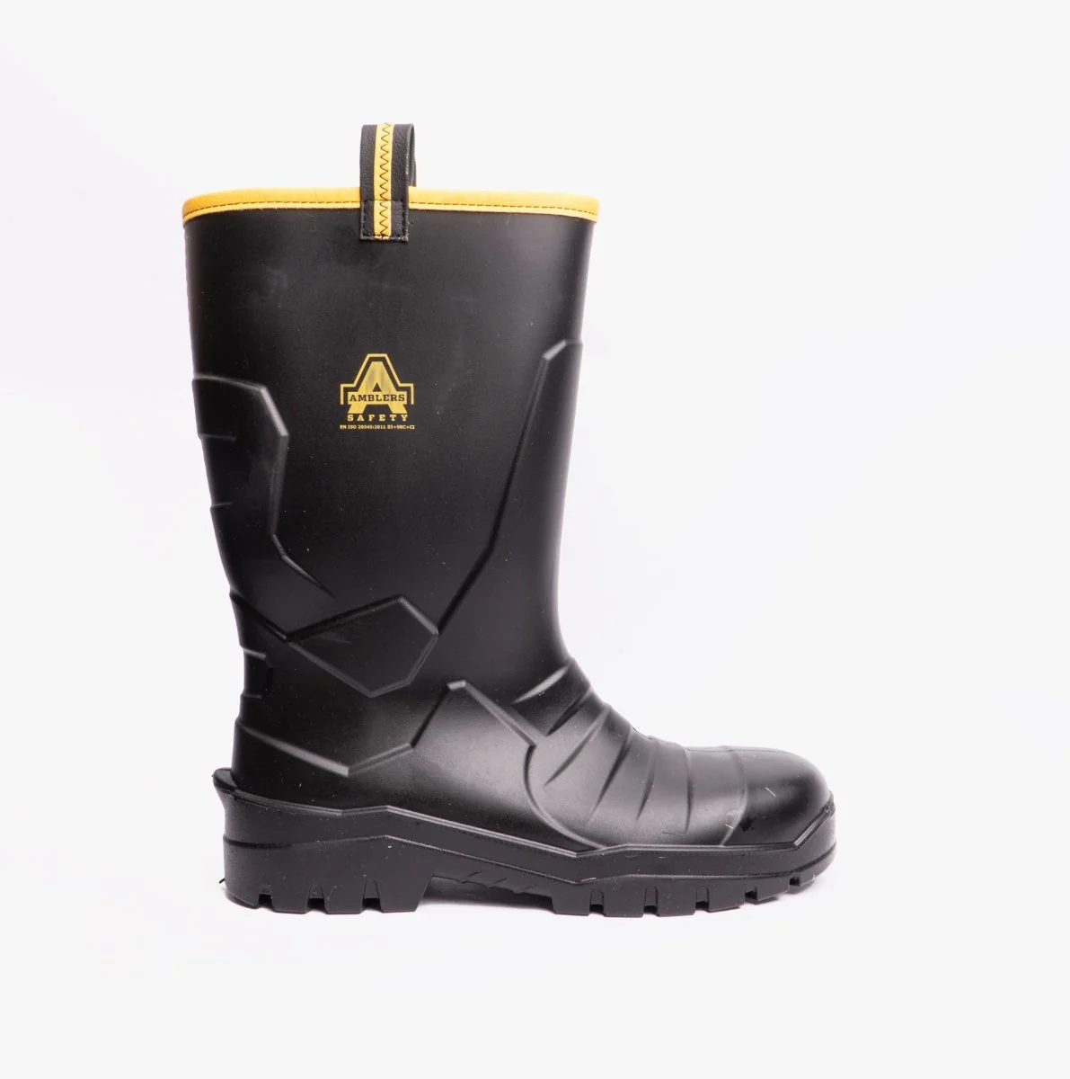 Amblers Safety AS1008 Unisex Safety Wellington Boots Black - Image 7