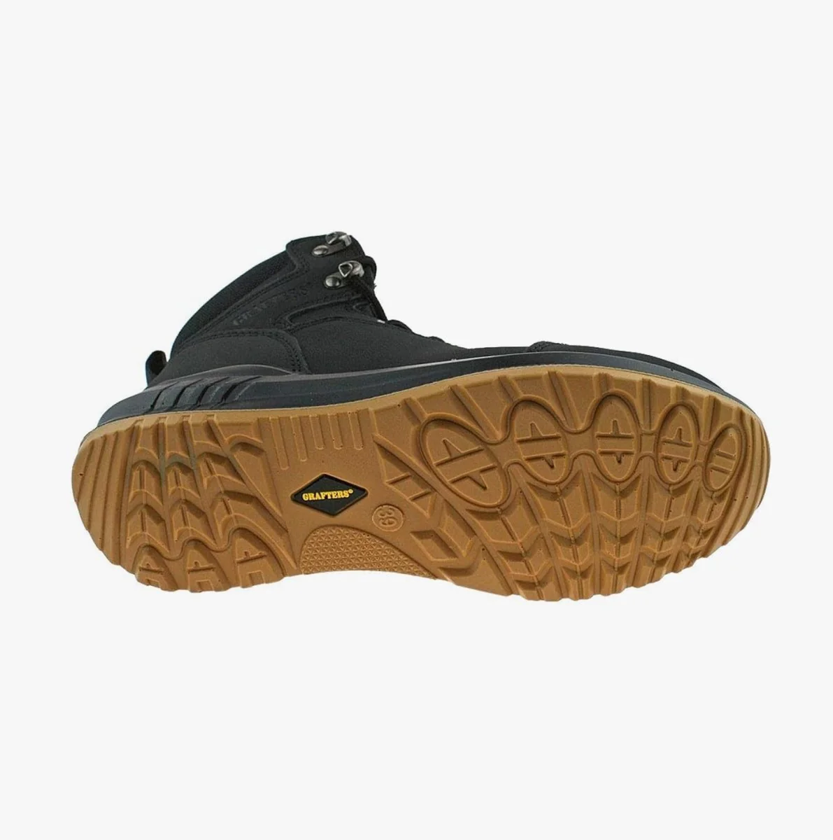 Grafters M513A Unisex Nubuck Steel Toe Boots Black - Image 8