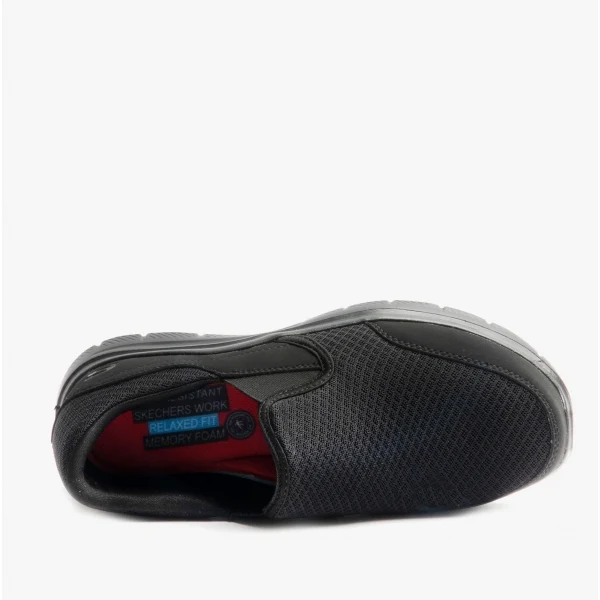 Skechers Work 77048EC FLEX ADVANTAGE - MCALLEN SR Mens Occupational Trainers Black - Image 4