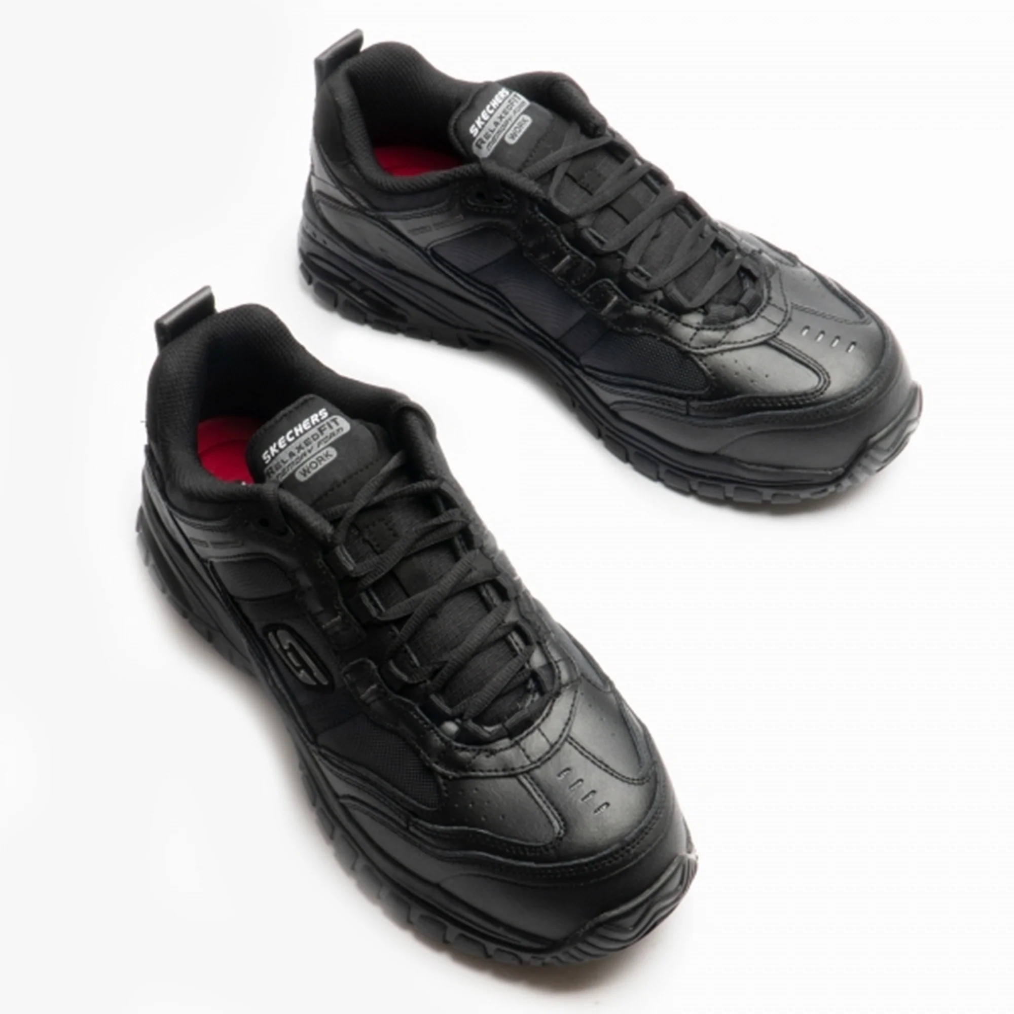 Skechers Work 77013EC/BLK SOFT STRIDE-GRINNEL Mens Safety Trainers Black - Image 3