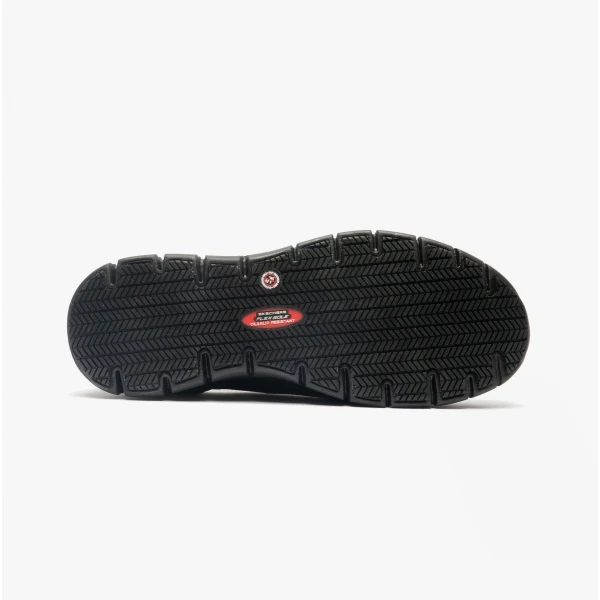 Skechers Work 200013EC SYNERGY - OMAT Mens Safety Trainers Black - Image 6