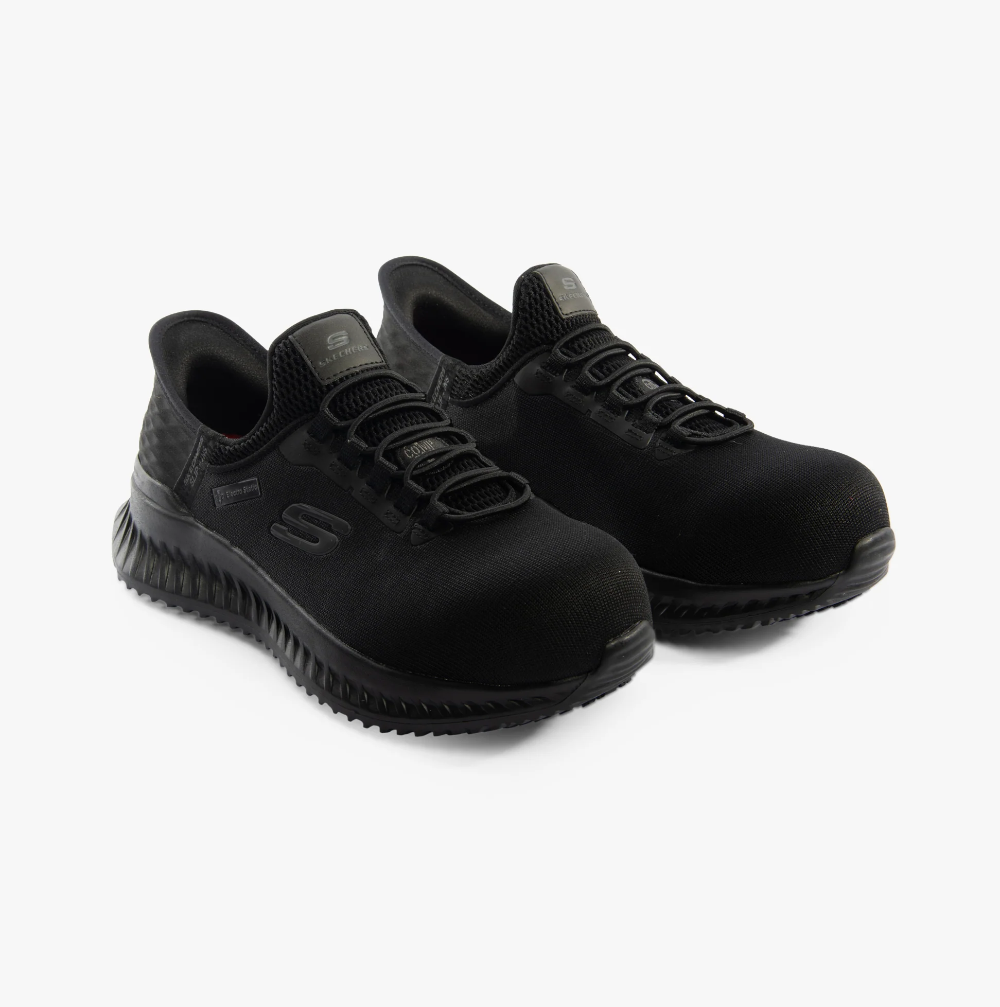 Skechers Work 108152EC TILIDO - OMBRAY Womens Safety Trainers Black - Image 6